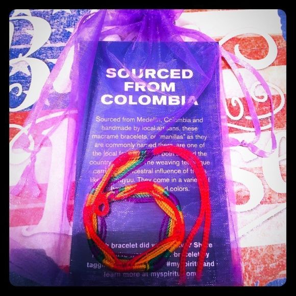 Handmade Colombian Bracelet - Picture 1 of 4